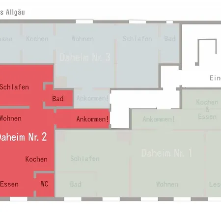 Apartamento Daheim Nr 2 - Südwesterhaus Allgäu Oberstaufen