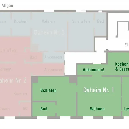 Daheim Nr 2 - Südwesterhaus Allgäu Apartamento *